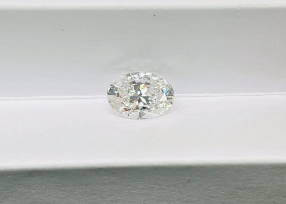 G VVS2 2.3CT بيضاوية قطع لامع الماس المختبر الكبير الماس