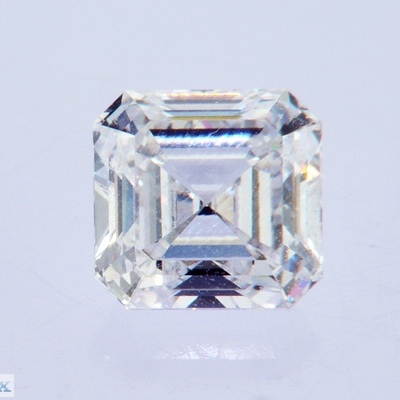 أبيض 3.2ct المختبر نمت CVD الماس مربع الزمرد Asscher الشكل معتمد IGI