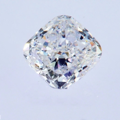 3.2ct المختبر المزروع CVD الألماس الأبيض شكل وسادة مربع معتمدة من قبل IGI للمجوهرات