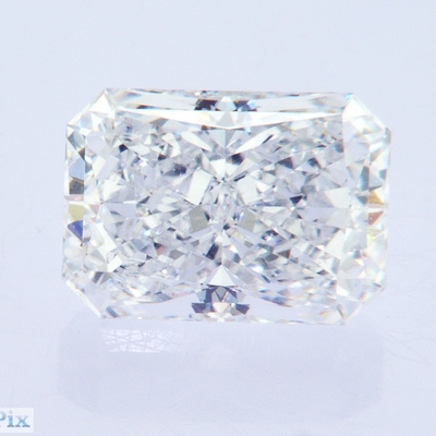 3.6ct الشكل المتوهج الطويل مختبر معتمد من قبل IGI تم إنشاؤه كالماس الأبيض H VS1