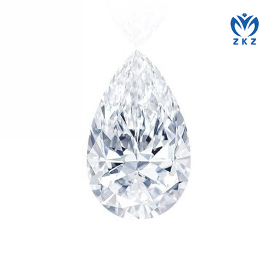 قطع الكمثرى غير ملون مختبر زراعة غير معالجة CVD الماس الأبيض 1-1.99ct معتمدة IGI