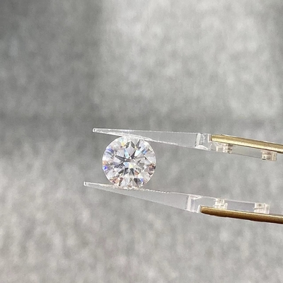 المختبر رجل ناضج مصنوع من الماس الأبيض مستديرة لامعة قطع 3ct معتمدة IGI