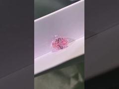 الماس الوردي البيضاوي CVD