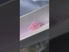 الوردي الكمثرى CVD الماس