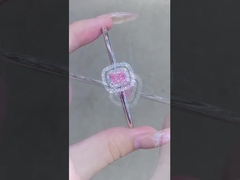 المختبر الماس سوار فضفاض المختبر الماس المخلوقات مجوهرات إنتاج الماس الوردي