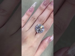 الماس المصنوع من المختبر IGI معتمد CVD الماس الاصطناعي حلقة أقراط قلادة