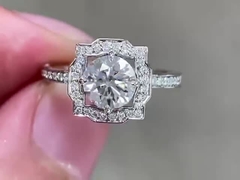 المختبر صنع الماس المجوهرات المختبر النضج الماس المجوهرات الدائرة الماس الخواتم