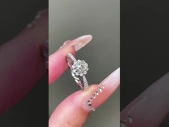 حلقة زهرة الشمس حلقات الماس للخطوبة حلقات الزفاف